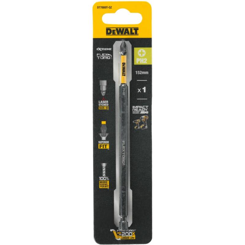Capete de insurubat DeWALT 152mm EXTREME Torsion (1 buc)